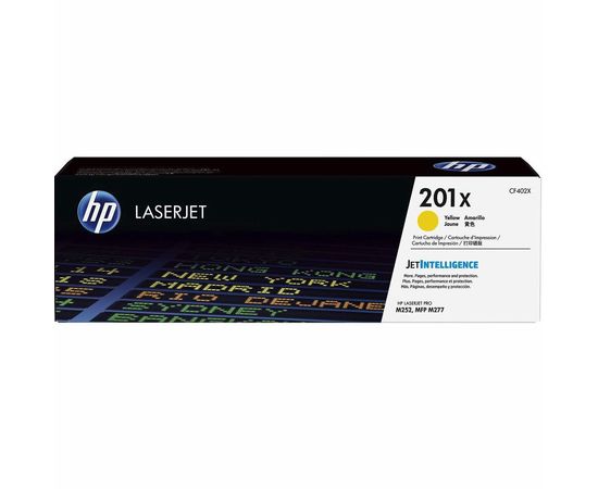 Купить Картридж тонерный HP 201X для LJ M252/M277 2300 копий Yellow (CF402X) по лучшей цене