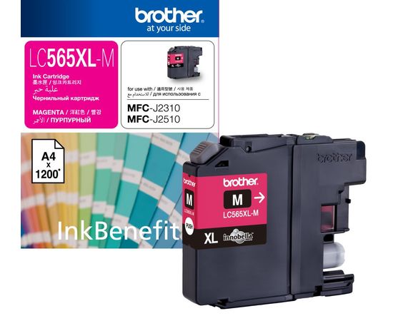 Купить Картридж Brother для MFC-J2310 Magenta (LC565XLM) по лучшей цене