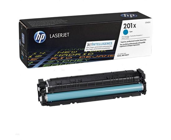 Купить Картридж тонерный HP 201X для LJ M252/M277 2300 копий Cyan (CF401X) по лучшей цене