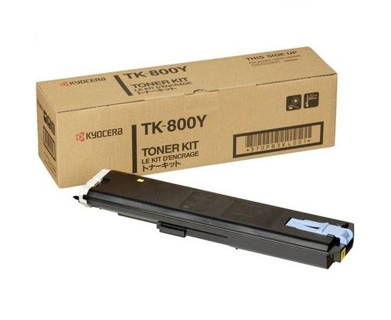 Купить Туба с тонером KYOCERA TK-800Y для FS-C8008N 10000 копий Yellow (370PB3KL) по лучшей цене