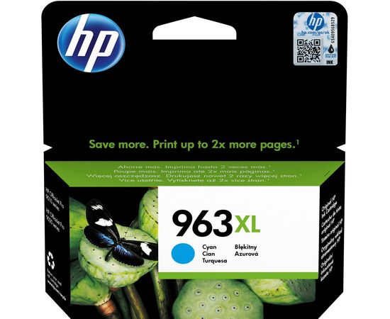 Купить Картридж HP для OfficeJet Pro 9013/9023, HP 963XL Cyan (3JA27AE) по лучшей цене
