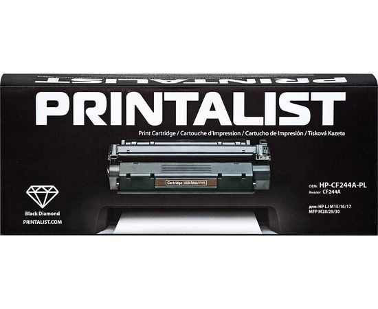 Купить Картридж тонерный PRINTALIST для HP LJ M15/16/17, MFP M28/29/30 аналог CF244A Black (HP-CF244A-PL) по лучшей цене