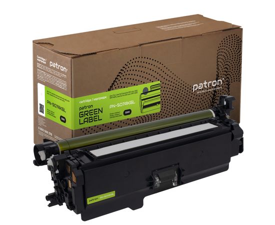 Купить Картридж совместимый HP 507A (CE400A) черный Green Label Patron (PN-507AKGL) по лучшей цене