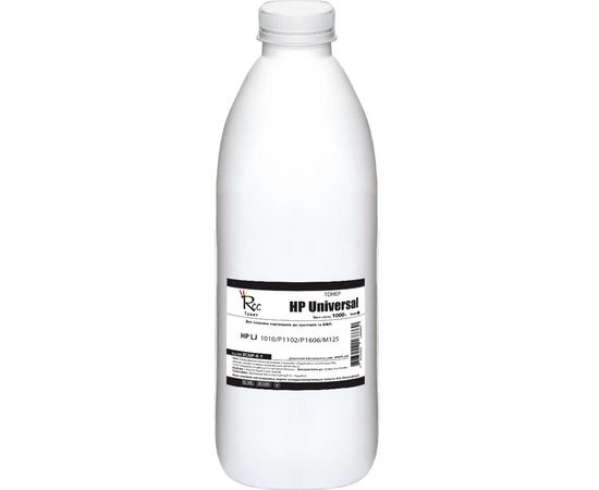Купить Тонер RC для HP LJ 1010/P1102/P1606/M125 бутль 1000г Black (RCMP-8-1) универсальный по лучшей цене