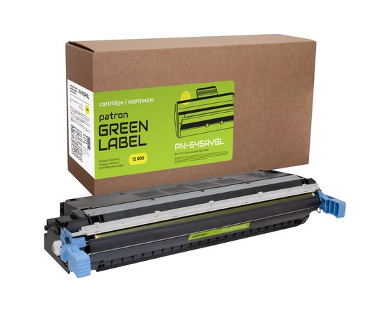 Купить Картридж совместимый HP 645A (C9732A) желтый Green Label Patron (PN-645AYGL) по лучшей цене