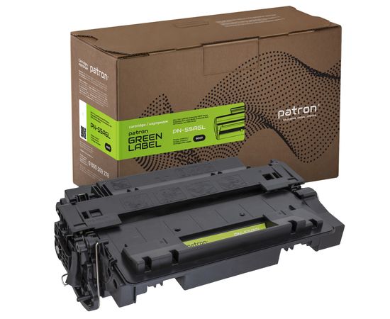 Купить Картридж совместимый HP 55A (CE255A) Green Label Patron (PN-55AGL) по лучшей цене