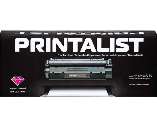 Купить Картридж тонерный PRINTALIST для HP LJ M252/M277 аналог CF403A Magenta (HP-CF403A-PL) по лучшей цене