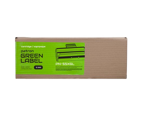 Купить Картридж совместимый HP 55X (CE255X) Green Label Patron (PN-55XGL) по лучшей цене