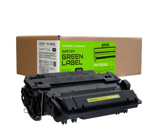 Купить Картридж совместимый HP 55X (CE255X) Green Label Patron (PN-55XGL) по лучшей цене