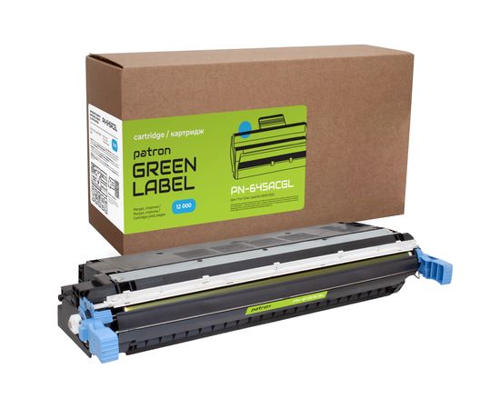 Купить Картридж совместимый HP 645A (C9731A) голубой Green Label Patron (PN-645ACGL) по лучшей цене