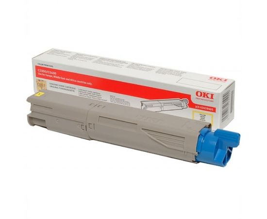 Купить Картридж тонерный OKI для C3300/3400 2000 копий Yellow (43459341) по лучшей цене