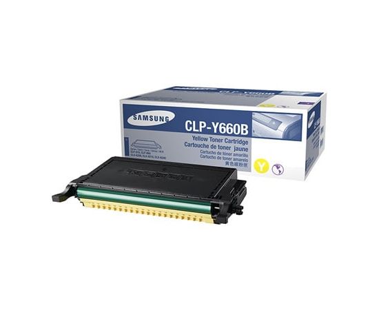Купить Картридж Samsung CLP-610ND/ 660N/ ND yellow (CLP-Y660B) по лучшей цене