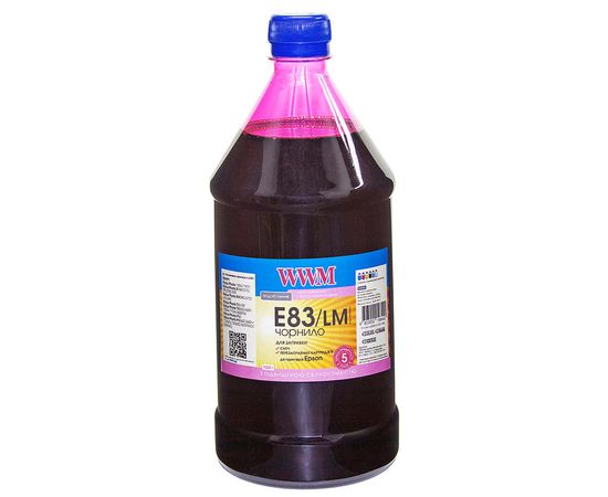 Купить Чернила WWM для Epson Stylus Photo T50/P50/PX660 1000г Light Magenta Водорастворимые (E83/LM-4) светостойкие по лучшей цене