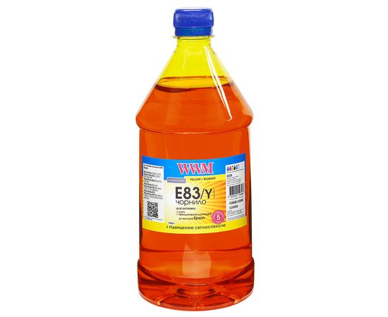 Купить Чернила WWM для Epson Stylus Photo T50/P50/PX660 1000г Yellow Водорастворимые (E83/Y-4) светостойкие по лучшей цене