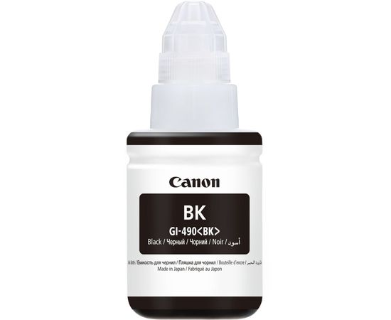Купить Контейнер с чернилами Canon для Pixma G1400/G2400/G3400 GI-490B Black (0663C001) по лучшей цене
