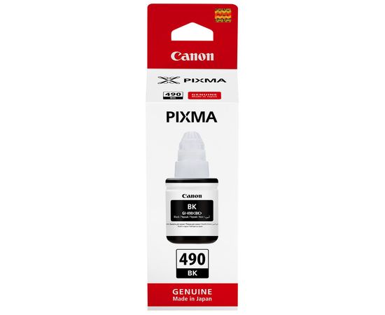 Купить Контейнер с чернилами Canon для Pixma G1400/G2400/G3400 GI-490B Black (0663C001) по лучшей цене