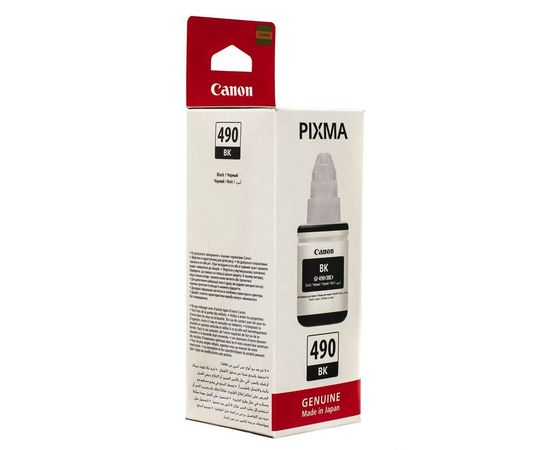 Купить Контейнер с чернилами Canon для Pixma G1400/G2400/G3400 GI-490B Black (0663C001) по лучшей цене
