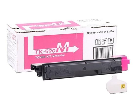 Купить Туба с тонером KYOCERA TK-590M для FS-C2026/2126/5250 5000 копий Magenta (1T02KVBNL0) по лучшей цене