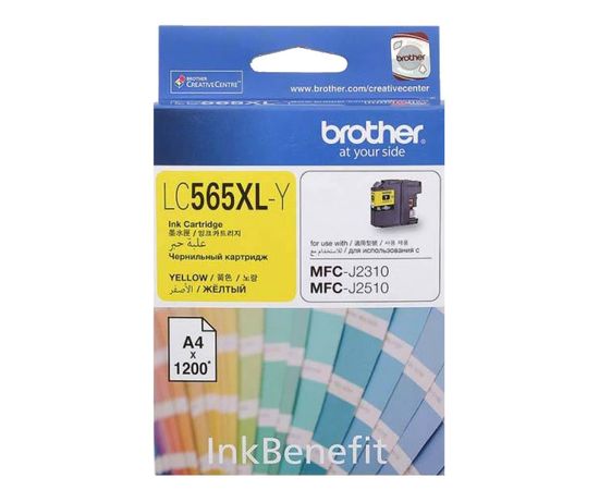 Купить Картридж Brother для MFC-J2310 Yellow (LC565XLY) по лучшей цене