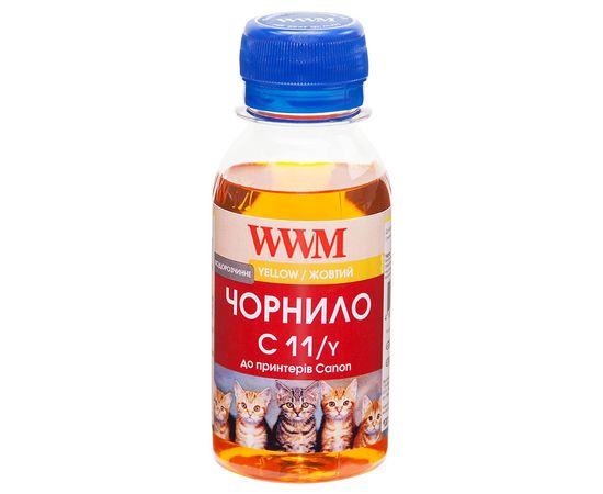 Купить Чернила WWM для Canon CL-511С/CL-513С/CLI-521Y 100г Yellow Водорастворимые (C11/Y-2) по лучшей цене