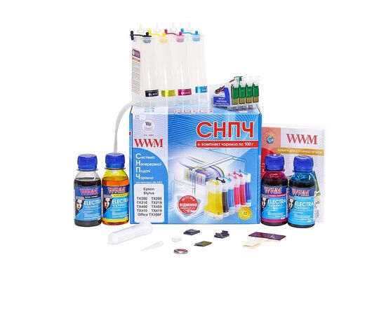 Купить Система непрерывной подачи чернил WWM для Epson Stylus TX210/TX219/TX410/TX419 (IS.0238U) c универсальными чернилами ELECTRA по лучшей цене