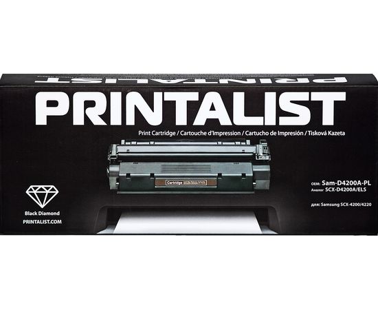 Купить Картридж тонерный PRINTALIST для Samsung SCX-4200/4220 аналог SCX-D4200A/ELS Black (Sam-D4200A-PL) по лучшей цене