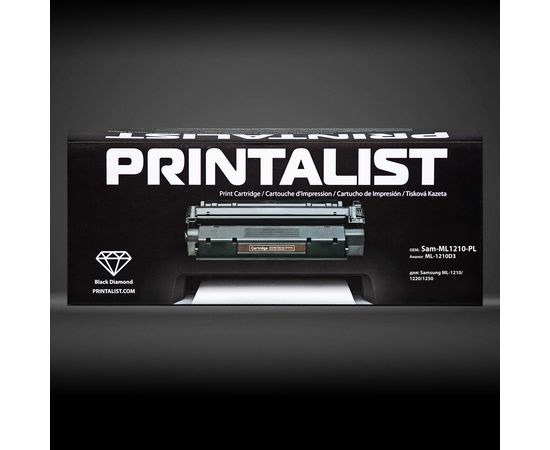 Купить Картридж тонерный PRINTALIST для Samsung ML-1210/1220/1250 аналог ML-1210D3 Black (Sam-ML1210-PL) по лучшей цене