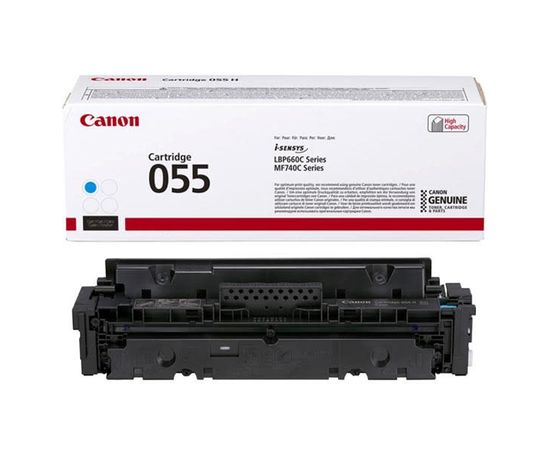 Купить Картридж тонерный Canon 055 для MF-742/744, LBP663/664 2100 копий Cyan (3015C002) по лучшей цене