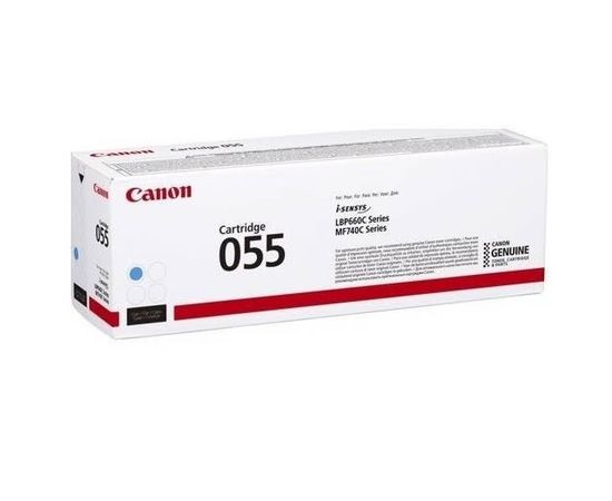 Купить Картридж тонерный Canon 055 для MF-742/744, LBP663/664 2100 копий Cyan (3015C002) по лучшей цене