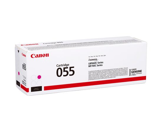 Купить Картридж тонерный Canon 055 для MF-742/744, LBP663/664 2100 копий Magenta (3014C002) по лучшей цене