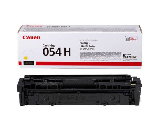 Купить Картридж тонерный Canon 054H для MF641/643/645, LBP-621/623 2300 копий Yellow (3025C002) по лучшей цене