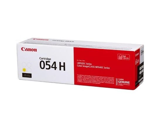 Купить Картридж тонерный Canon 054H для MF641/643/645, LBP-621/623 2300 копий Yellow (3025C002) по лучшей цене