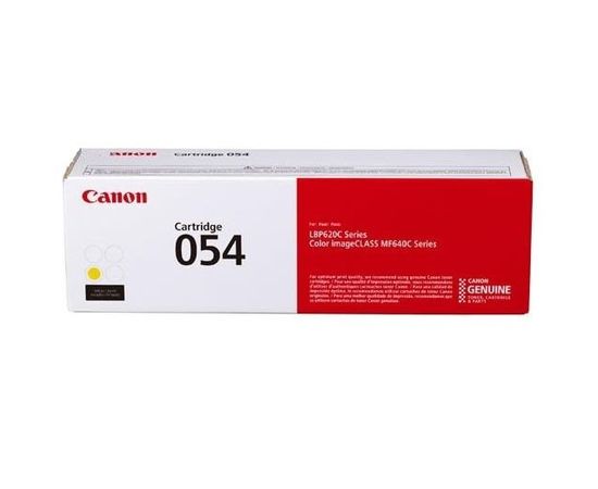 Купить Картридж тонерный Canon 054 для MF641/643/645, LBP-621/623 1200 копий Yellow (3021C002) по лучшей цене
