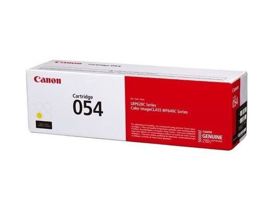 Купить Картридж тонерный Canon 054 для MF641/643/645, LBP-621/623 1200 копий Yellow (3021C002) по лучшей цене