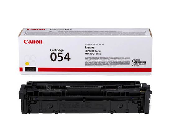 Купить Картридж тонерный Canon 054 для MF641/643/645, LBP-621/623 1200 копий Yellow (3021C002) по лучшей цене