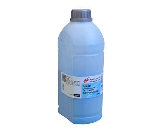 Купить тонер универсальный OKI 2 (Glossy) 500г cyan (фасованный) Static Control по лучшей цене