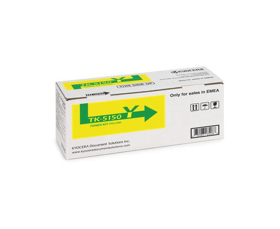 Купить Туба с тонером KYOCERA TK-5150Y для ECOSYS P6035cdn/M6035cdn/M6535cdn 10000 копий Yellow (1T02NSANL0) по лучшей цене