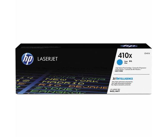 Купить Картридж тонерный HP 410X для LJ Pro M452dn/M452nw/M477fdn 5000 копий Cyan (CF411X) по лучшей цене