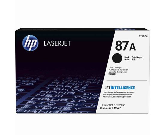Купить Картридж тонерный HP 87A для LaserJet Enterprise M527c/M527f/M527dn 9000 копий Black (CF287A) по лучшей цене
