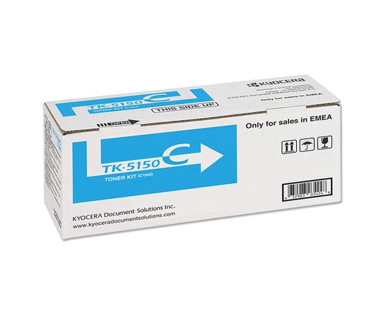 Купить Туба с тонером KYOCERA TK-5150C для ECOSYS P6035cdn/M6035cdn/M6535cdn 10000 копий Cyan (1T02NSCNL0) по лучшей цене