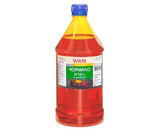 Купить Чернила WWM для HP №10/11/82 1000г Yellow Водорастворимые (H12/Y-4) по лучшей цене