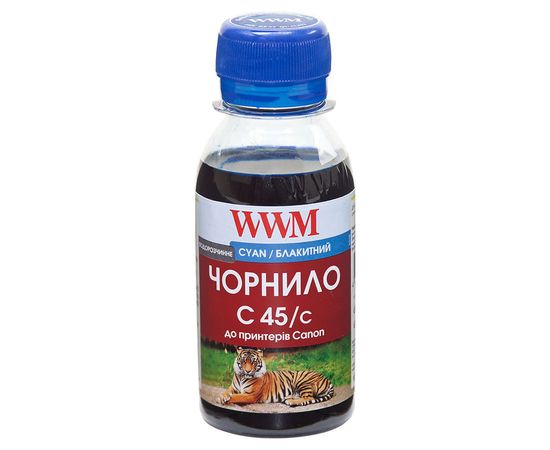 Купить Чернила WWM для Canon CL-441/CL-446/CLI-451C 100г Cyan Водорастворимые (C45/C-2) по лучшей цене
