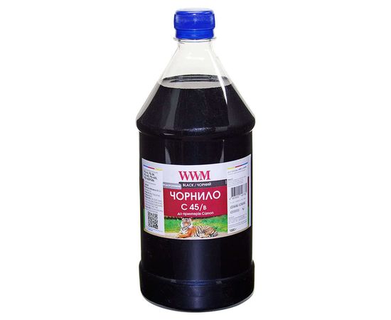 Купить Чернила WWM для Canon CL-451B 1000г Black Водорастворимые (C45/B-4) по лучшей цене