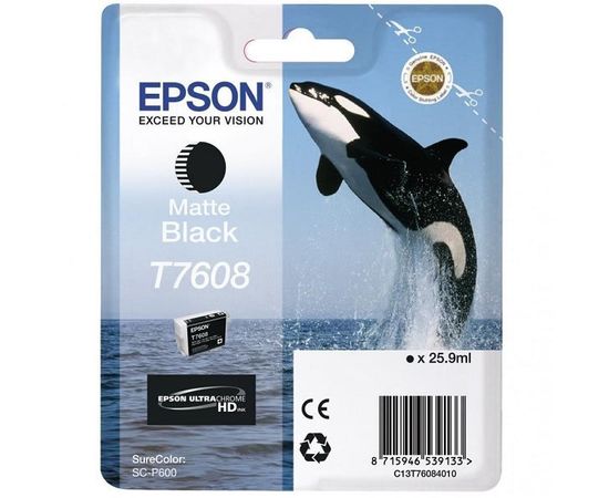 Купить Картридж Epson для SureColor SC-P600 Matte Black (C13T76084010) по лучшей цене