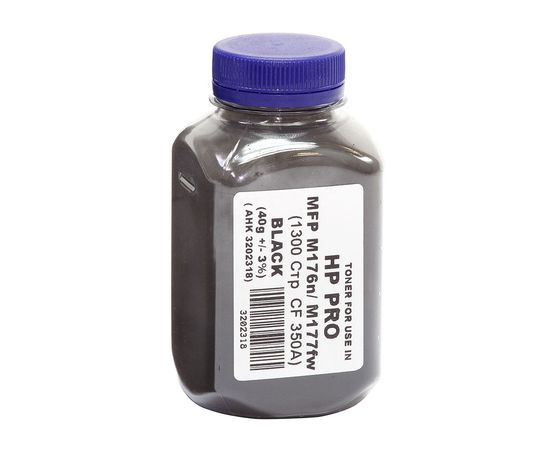 Купить Тонер АНК для HP Pro MFP M176n/177fw бутль 40г Black (3202318) по лучшей цене