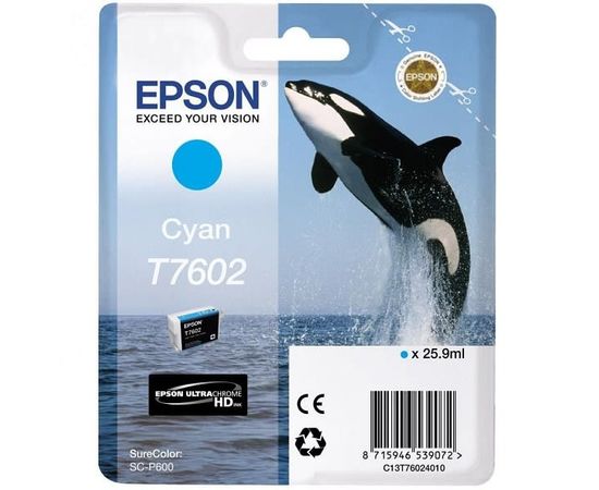 Купить Картридж Epson для SureColor SC-P600 Cyan (C13T76024010) по лучшей цене
