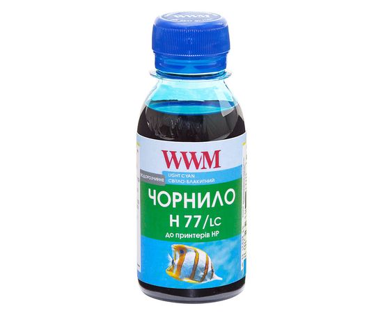 Купить Чернила WWM для HP №177/85 100г Light Cyan Водорастворимые (H77/LC-2) по лучшей цене