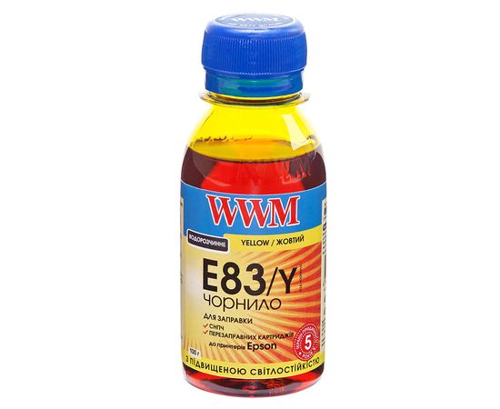 Купить Чернила WWM для Epson Stylus Photo T50/P50/PX660 100г Yellow Водорастворимые (E83/Y-2) светостойкие по лучшей цене