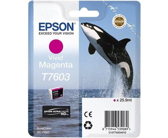 Купить Картридж Epson для SureColor SC-P600 Magenta (C13T76034010) по лучшей цене