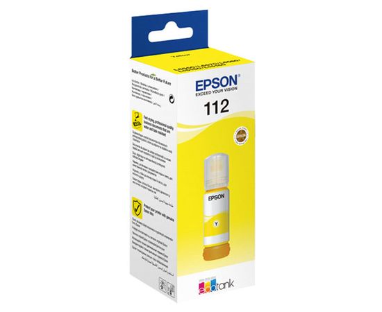 Купить Контейнер с чернилами Epson 112 EcoTank Pigment Yellow ink (C13T06C44A) по лучшей цене